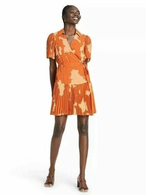 Alexis X Target pleated wrap dress